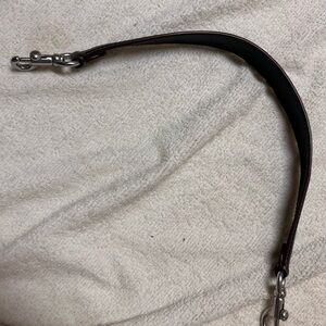 COACH Black Leather Bag Strap